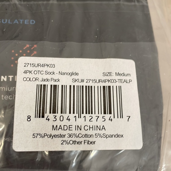 Tommie Copper Nanoglide Over The Calf Compression Socks NEW in package - Picture 3 of 6